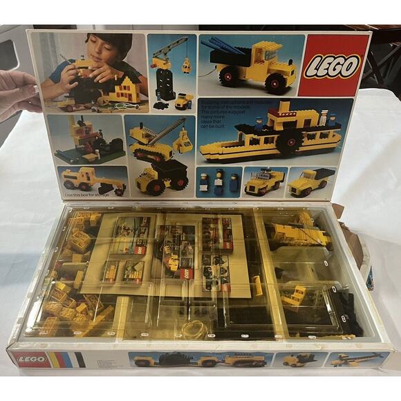Vintage LEGO Universal Building Set #404 W/ Orig. Box And Instruction Manual - Picture 3 of 16